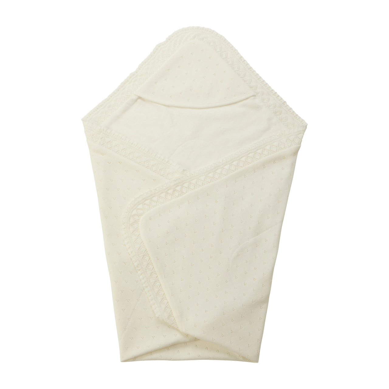 Openwork Lace Afghan Baby Swaddle