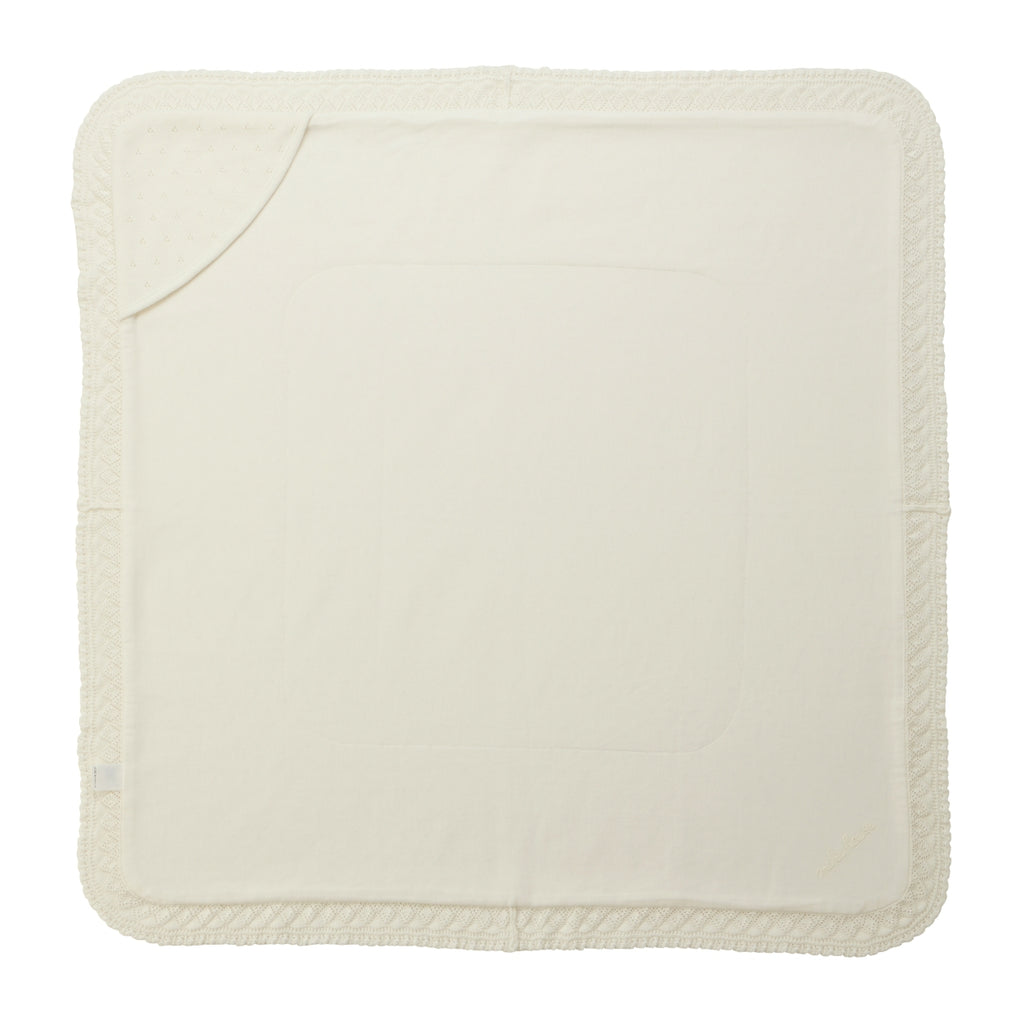 Openwork Lace Afghan Baby Swaddle