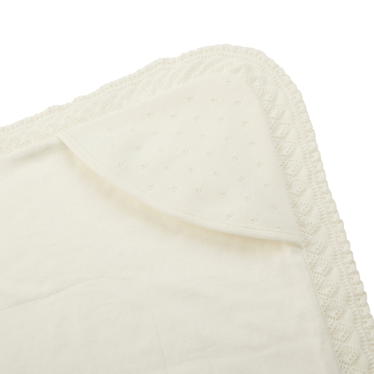 Openwork Lace Afghan Baby Swaddle