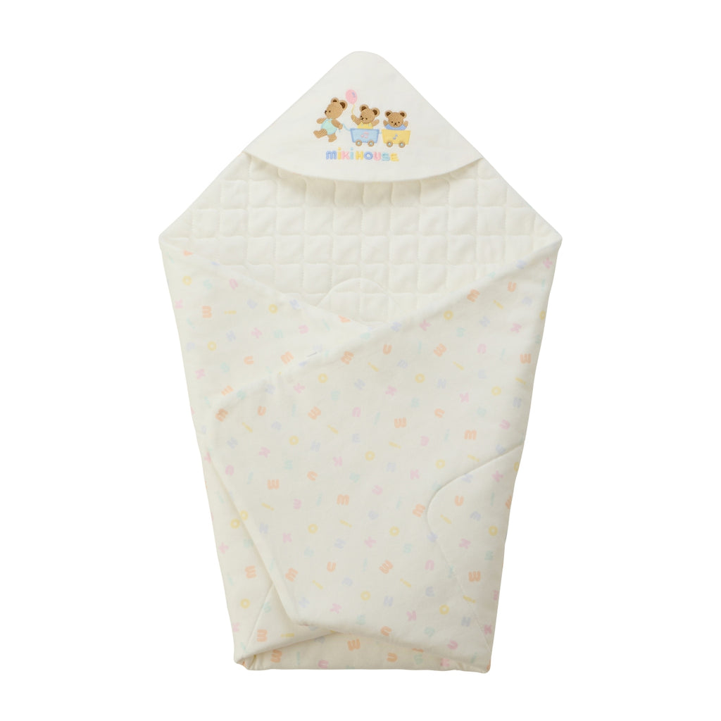 Reversible Quilted Afghan Baby Swaddle