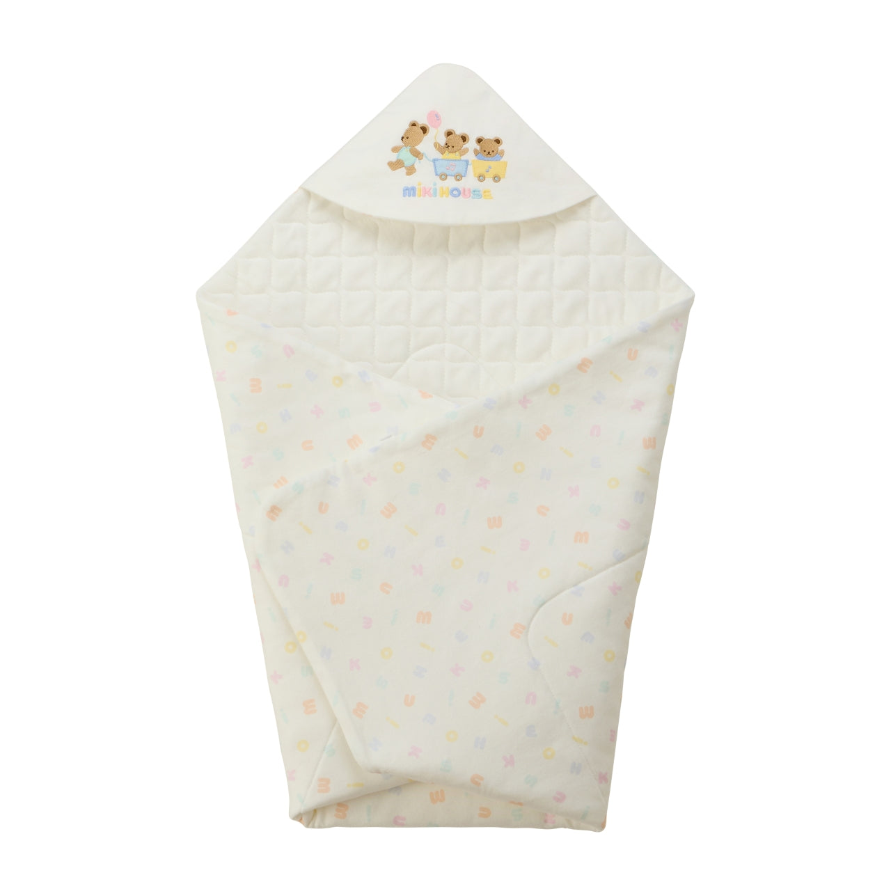 Reversible Quilted Afghan Baby Swaddle