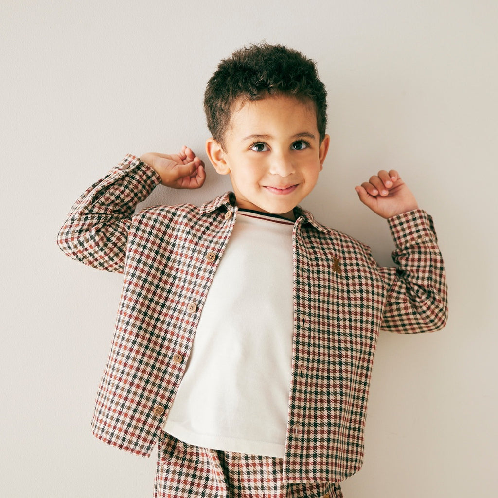 Autumn-Winter Long-Sleeve Checkered Shirt