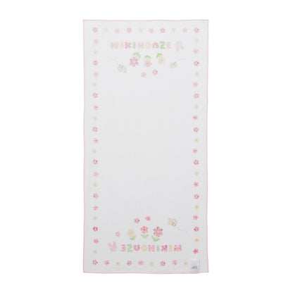 Two-Piece Gauze Towel Set (Sakura and Flowers motif)