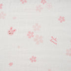 Two-Piece Gauze Towel Set (Sakura and Flowers motif)