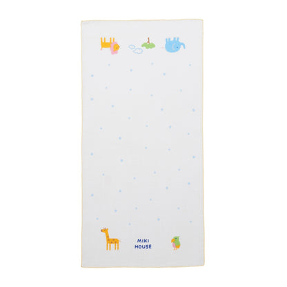 Two-Piece Gauze Towel Set (Stars and Friendly Animals motif)