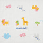 Two-Piece Gauze Towel Set (Stars and Friendly Animals motif)