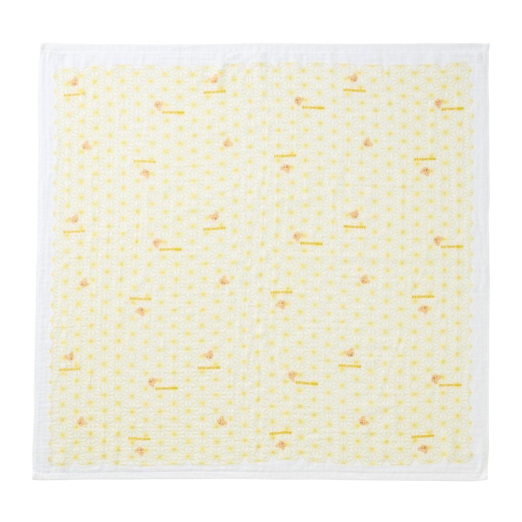 Gauze Pile Hybrid Bath Towel ("Asa-no-ha" motif)