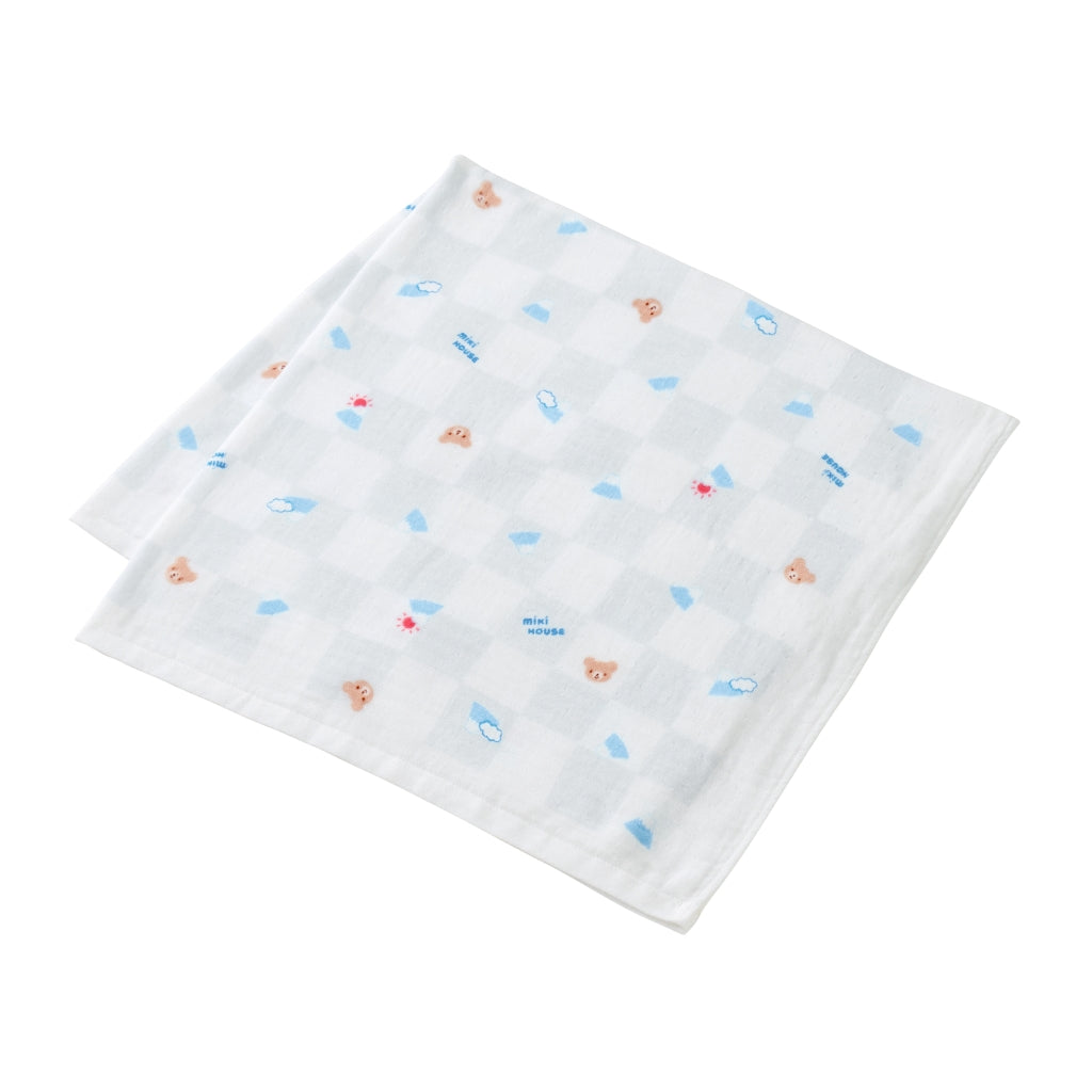 Gauze Pile Hybrid Bath Towel ("Mount Fuji" motif)