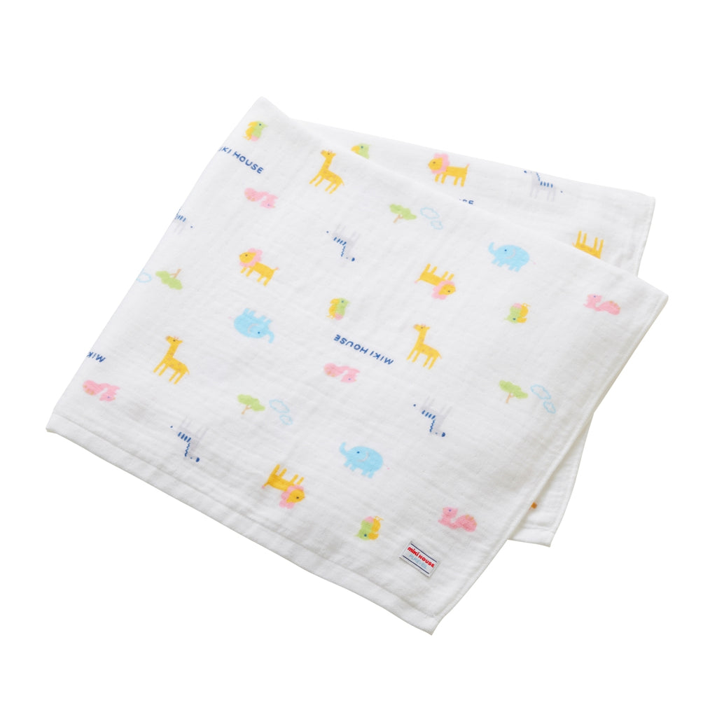 Pureveil Animal Pattern Gauze Bath Towel