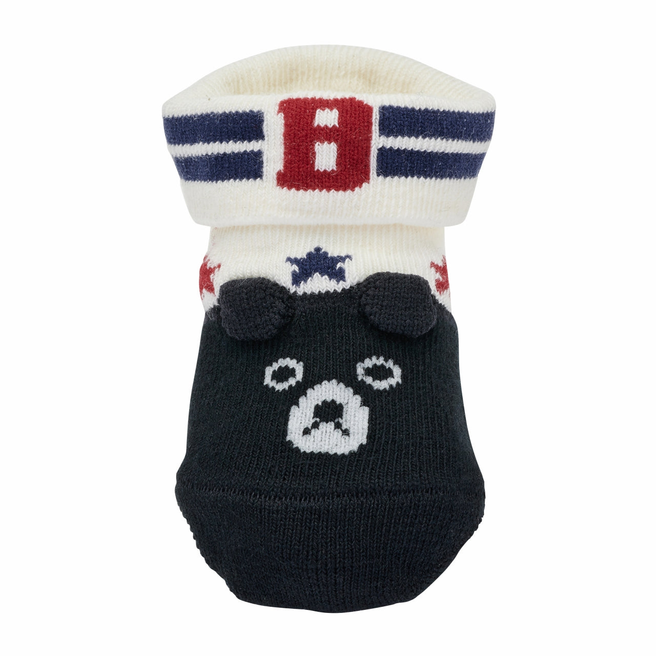 Double_B 3D Black Bear Baby Socks