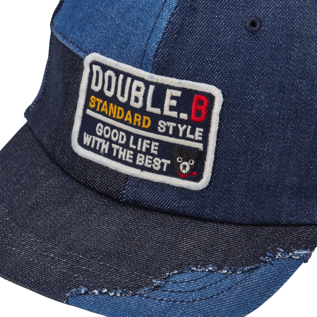 DOUBLE_B Patchwork Denim Cap