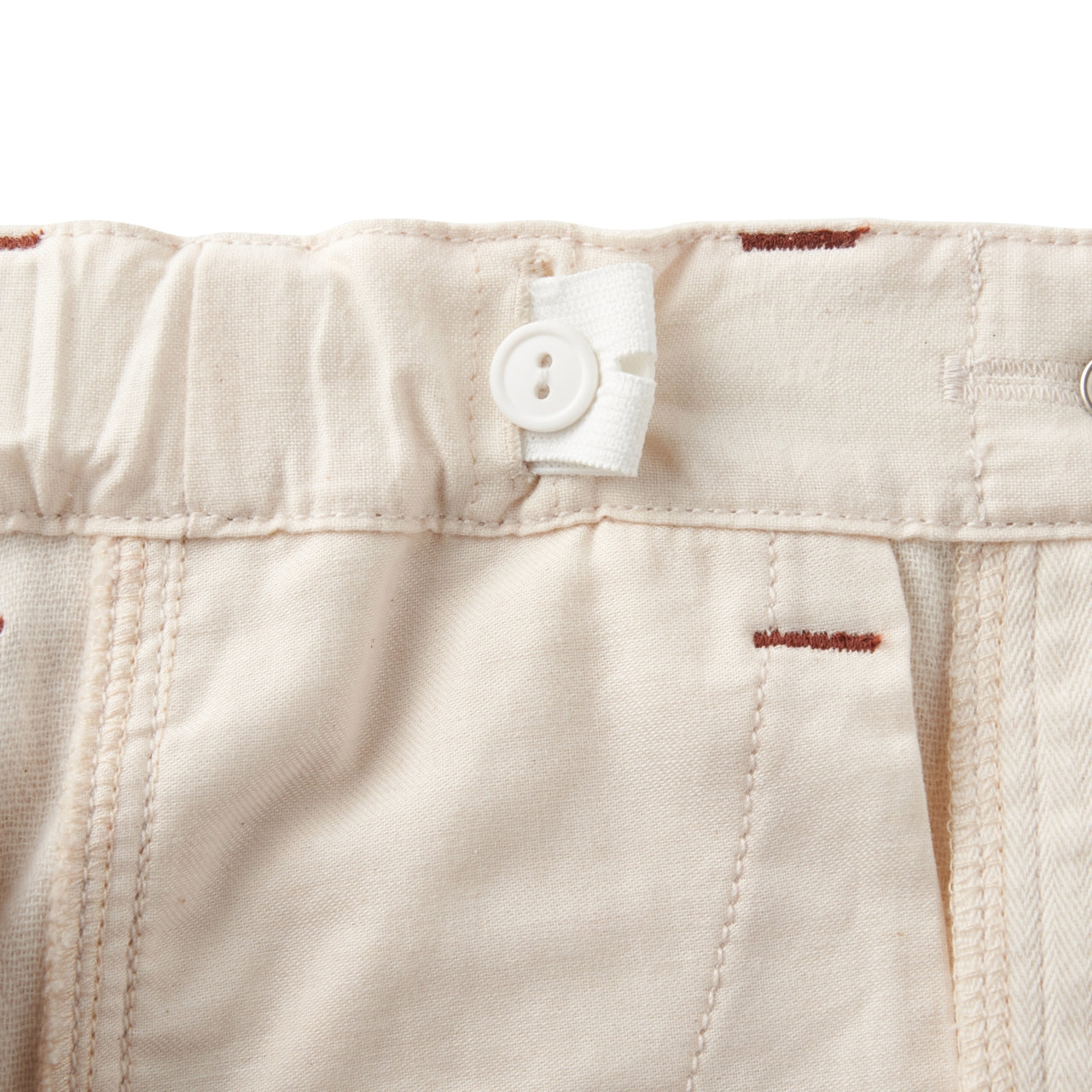 Herringbone Trousers with Soft Finish