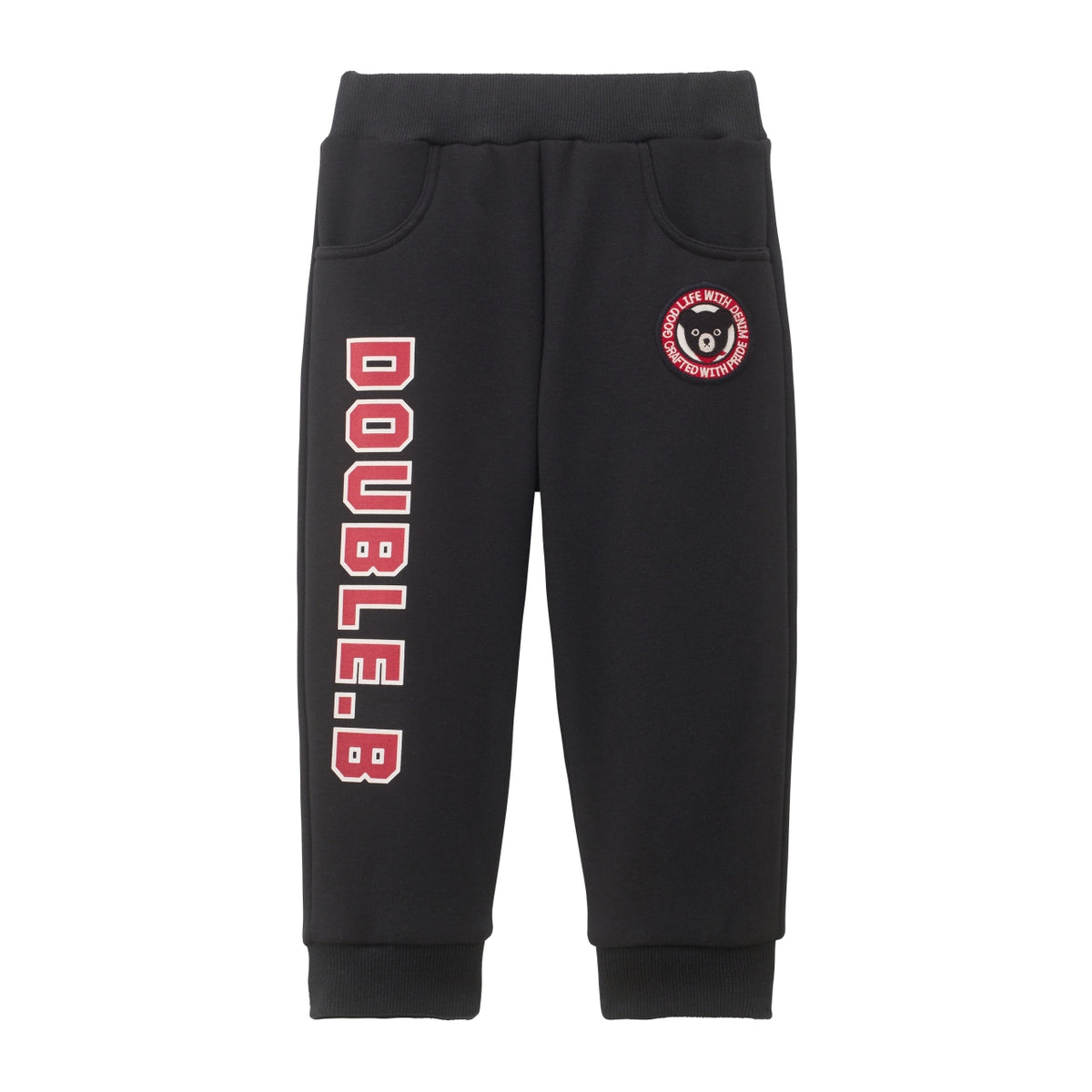 DOUBLE_B STREET CANVAS Vertical Logo Shaggy-Lined Joggers