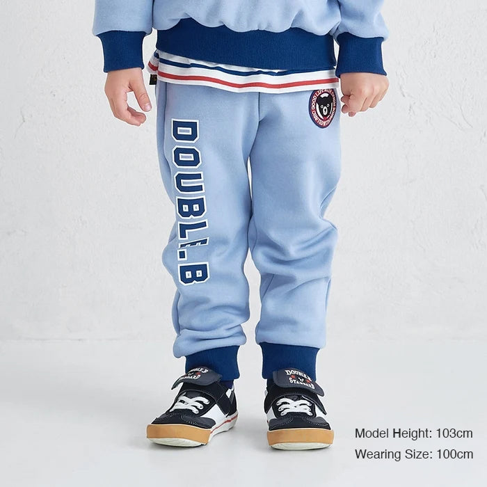 DOUBLE_B STREET CANVAS Vertical Logo Shaggy-Lined Joggers