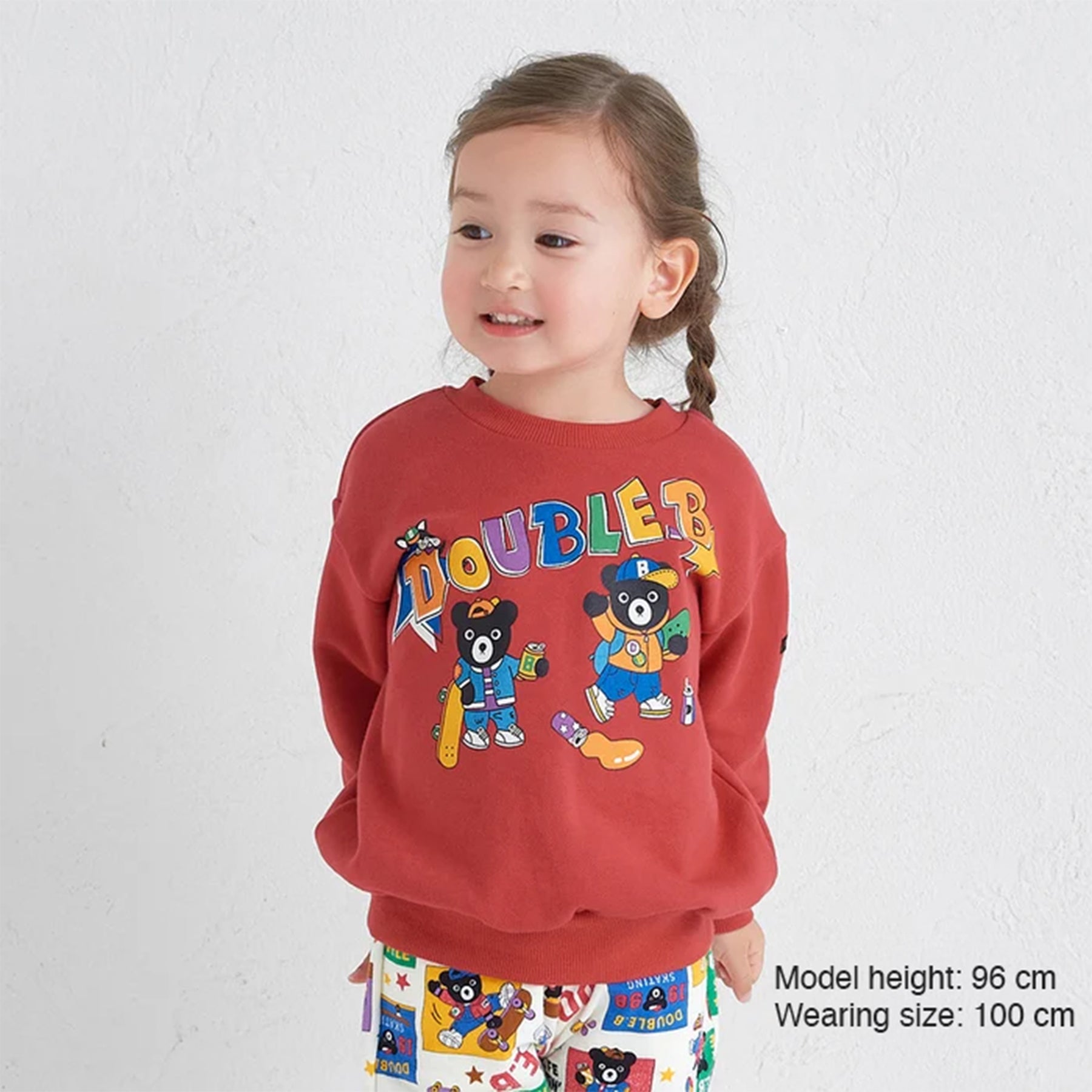 DOUBLE_B STREET RIDE Skateboard Print Sweatshirt