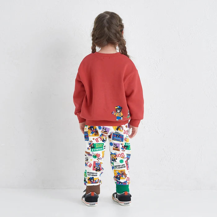 DOUBLE_B STREET RIDE Skateboard Print Sweatshirt