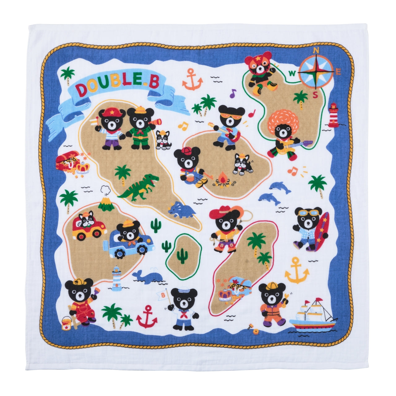 Double_B "DB Boo!" Imabari Gauze Bath Towel