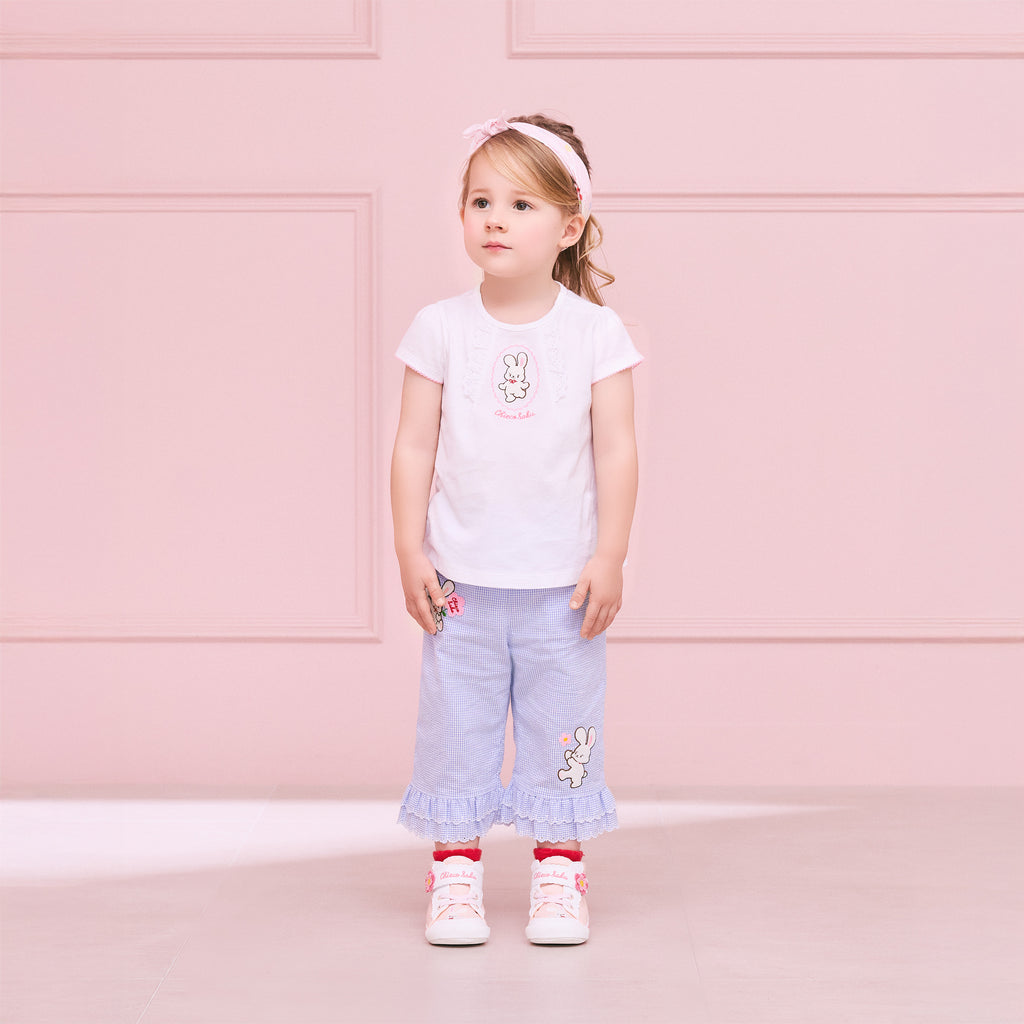 Chieco Saku Dewdrop Jewels Cameo Motif Tee