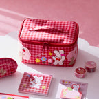 Chieco Saku Gingham Vanity Case