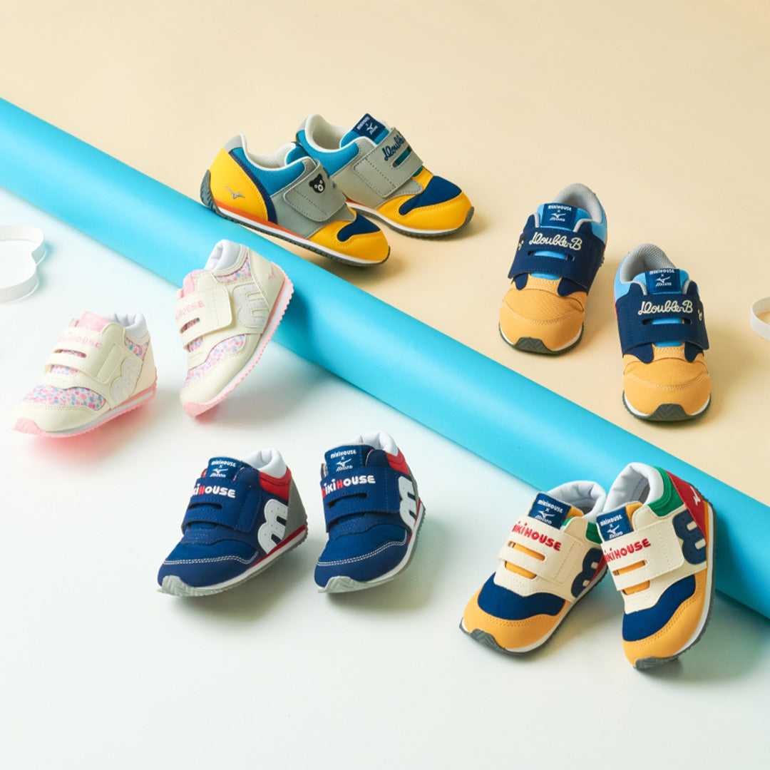 新品◎Miki House x Mizuno スニーカー ブラック Miki House x Mizuno Collaboration Shoes – ミキハウス