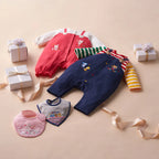Bunny Motif Overall-Style Coverall