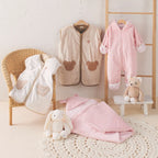 Snuggly Microfur Baby Coverall