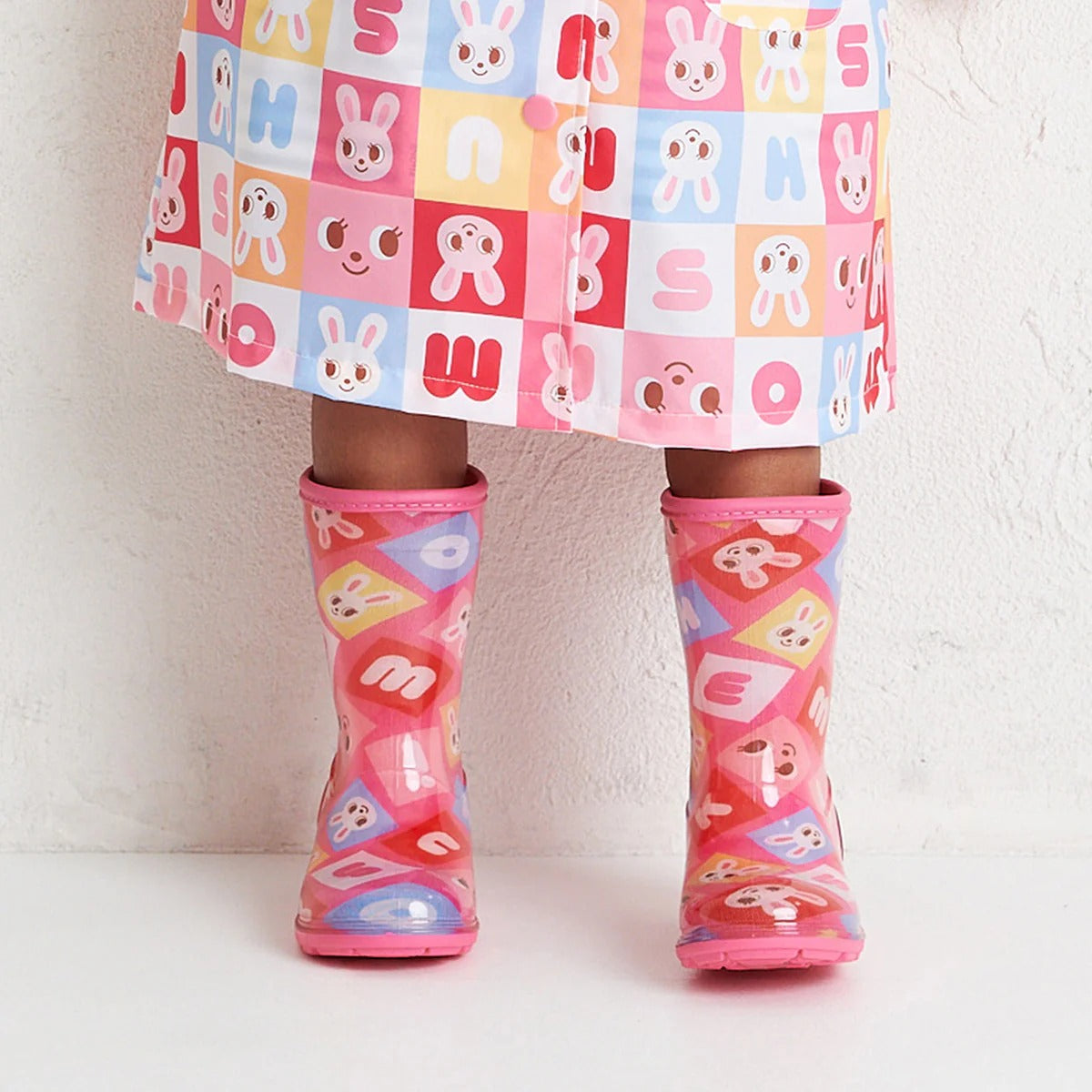 Usako Colour Blocks Rain Boots