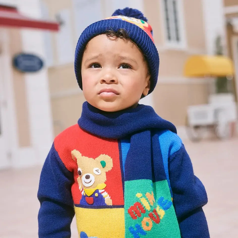 Festive MIKI HOUSE Friends Beanie