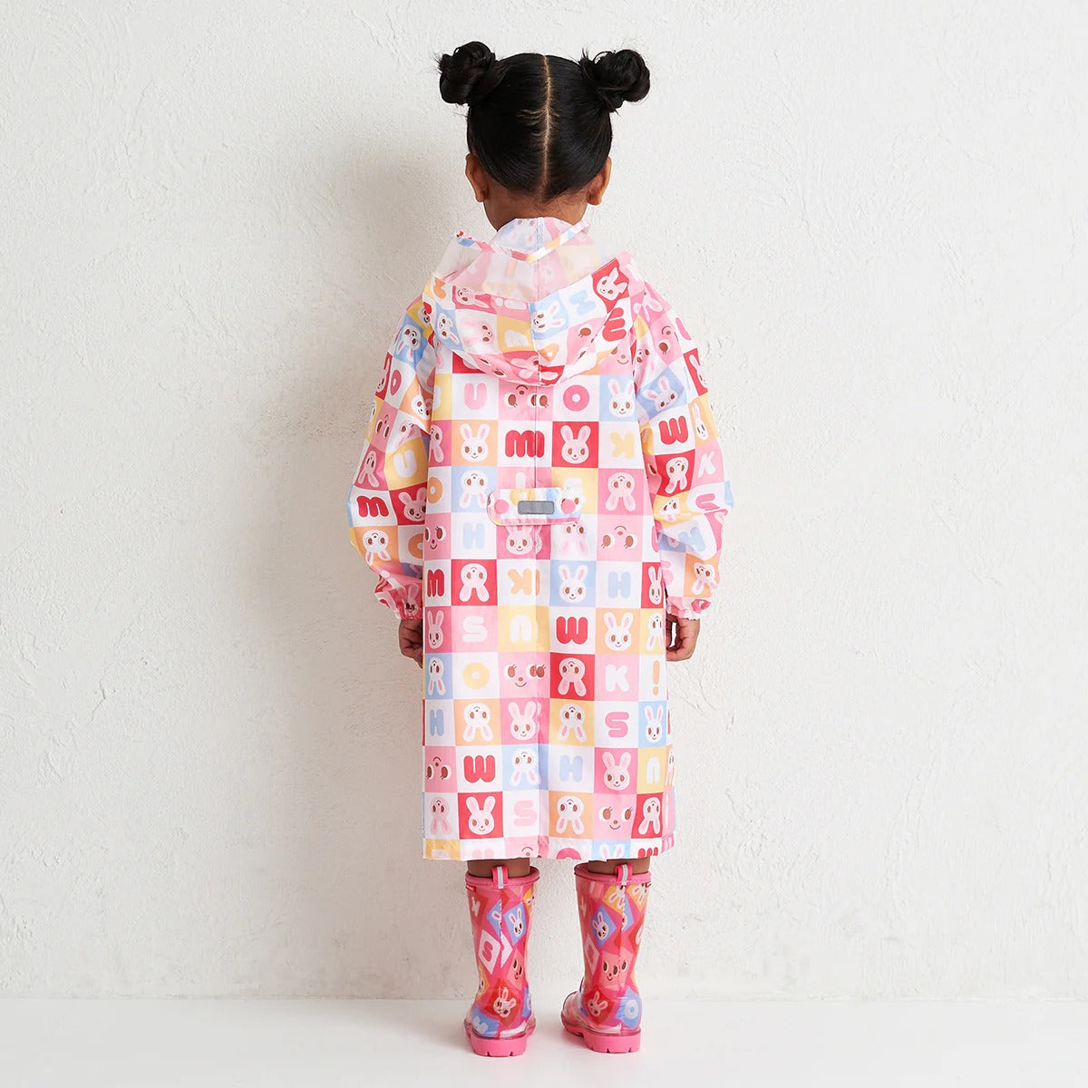 Usako Colour Blocks Rain Coat