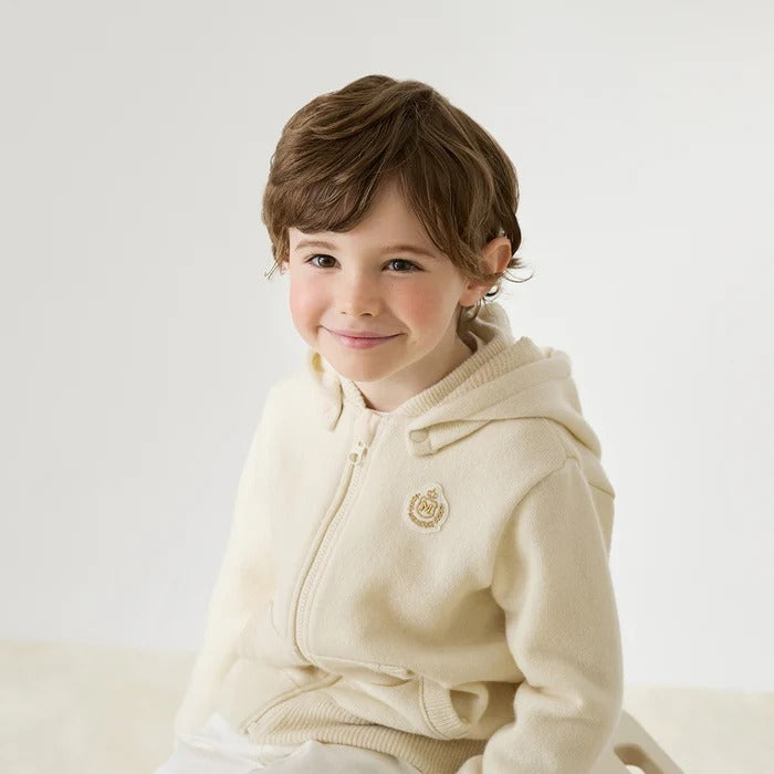 Cashmere Loopwheeled Fleece Hoodie - Gold label