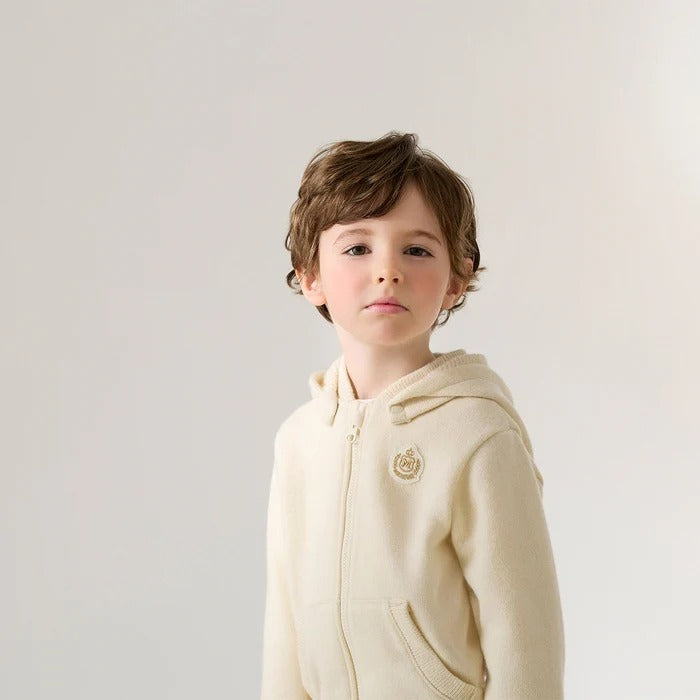 Cashmere Loopwheeled Fleece Hoodie - Gold label