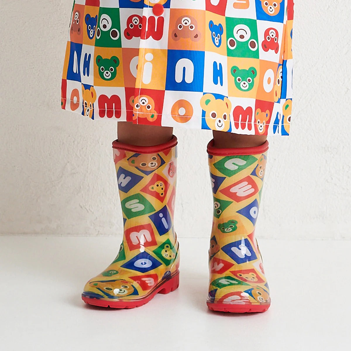 Pucchi Colour Blocks Rain Boots