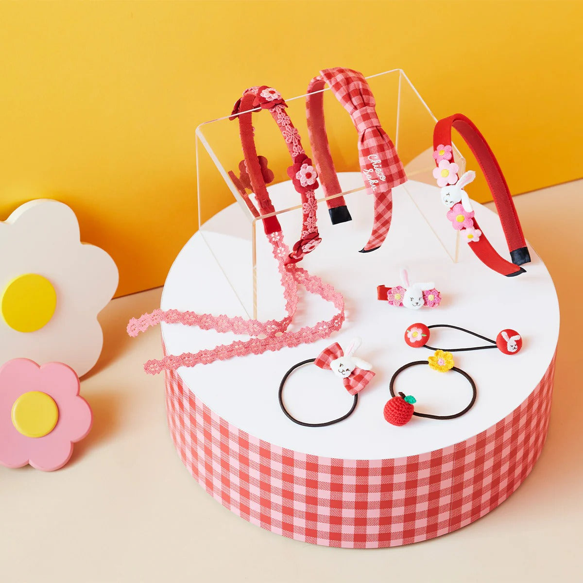 Chieco Saku Sweet Gingham Headband