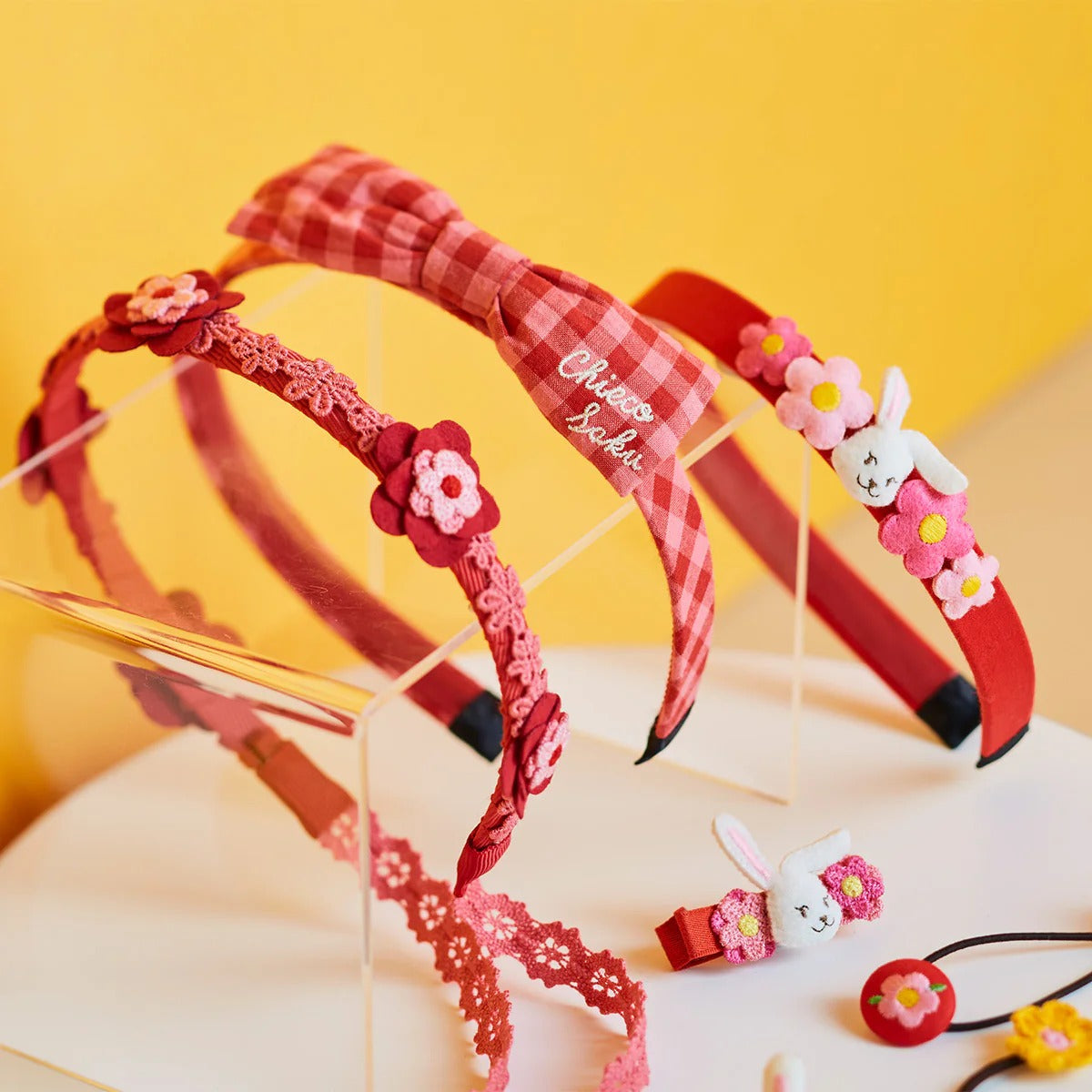 Chieco Saku Sweet Gingham Headband