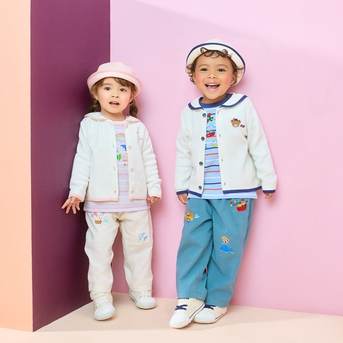 Marine Collection Cotton Knit Sailor Cardigan