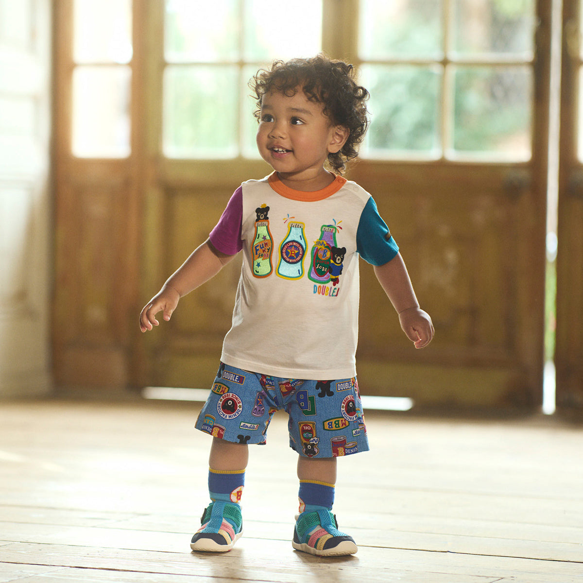 Double_B "Retro Pop" Cool-Touch Short-Sleeve T-Shirt