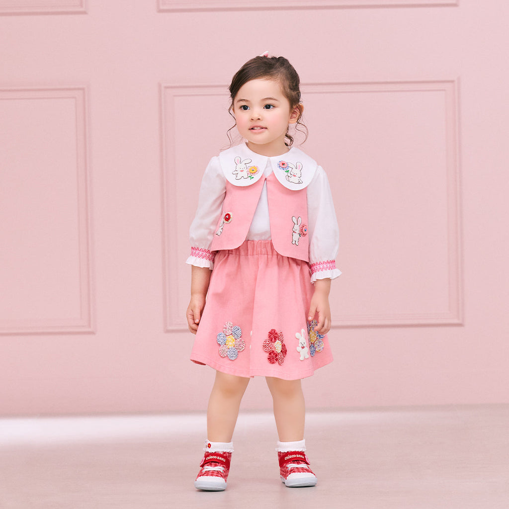 Chieco Saku Lucky Clover Patchwork Vest