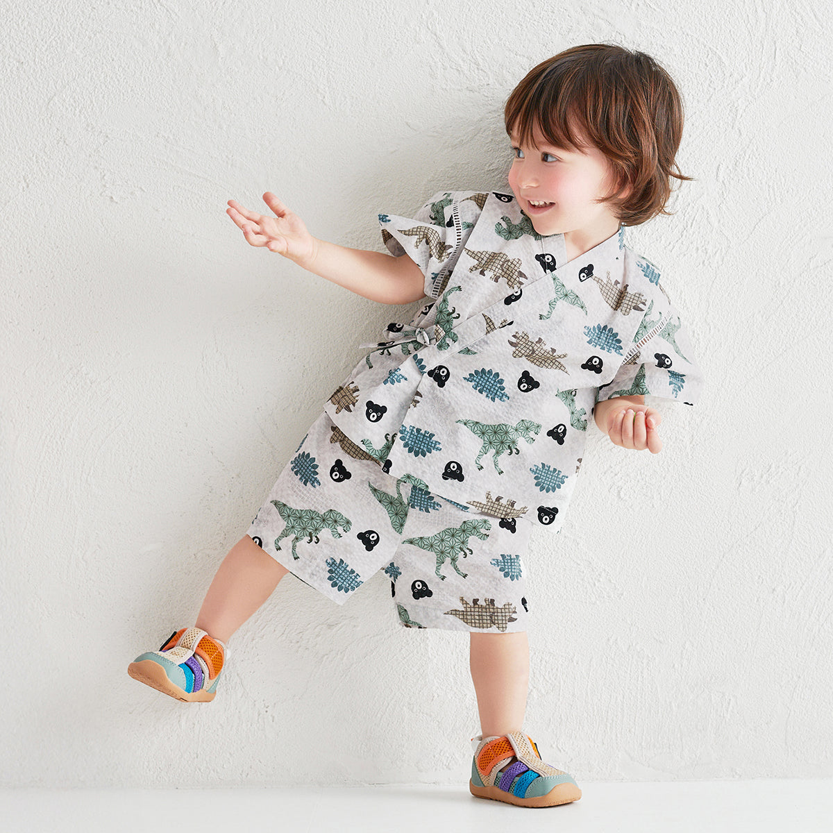 Double_B Dinosaur & "Wagara" Jinbei Suit