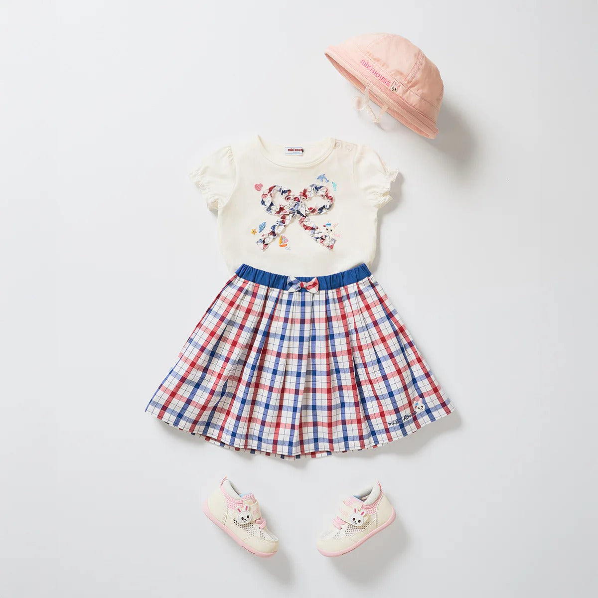 Marine Usako Bow Appliqué Tee