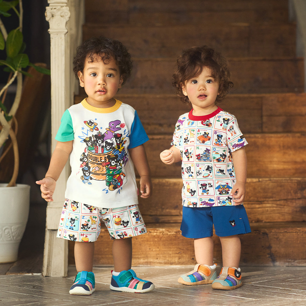 Double_B Alphabet Series 5-Quarter Pants