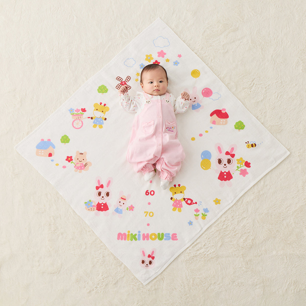 Measure Me Pucchi Usako Gauze Bath Towel