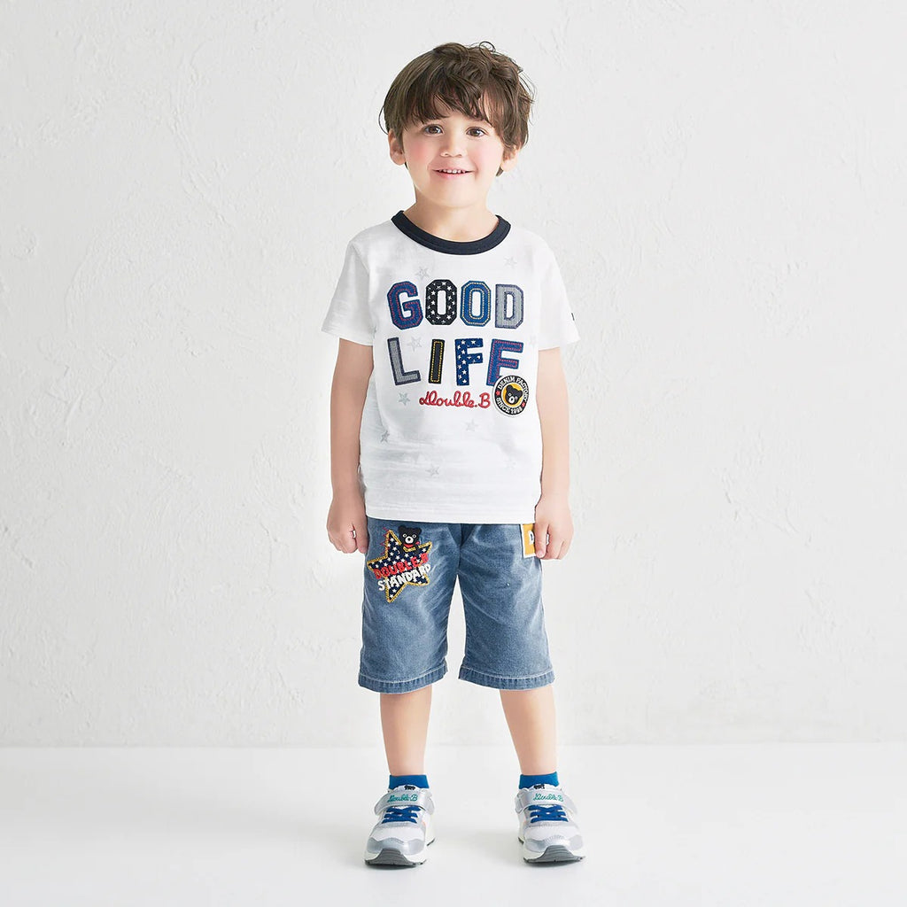 Double Raschel Sneakers for Kids - Silver Breeze