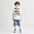 Double Raschel Sneakers for Kids - Silver Breeze