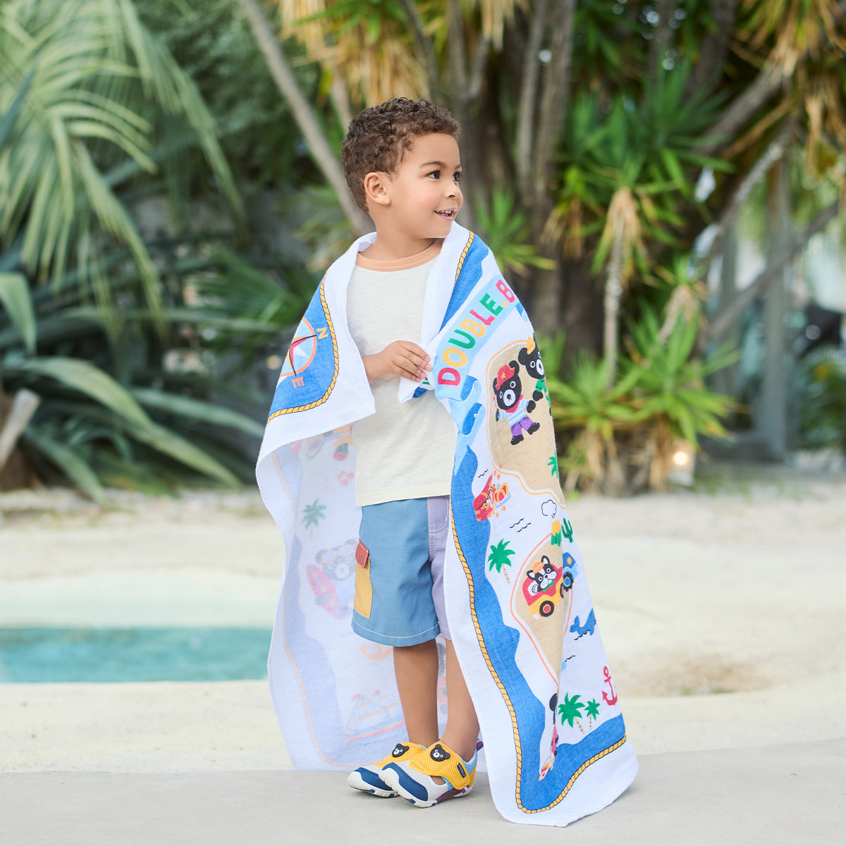 Double_B "DB Boo!" Imabari Gauze Bath Towel