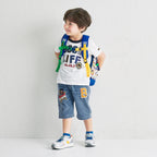 Double Raschel Sneakers for Kids - Silver Breeze