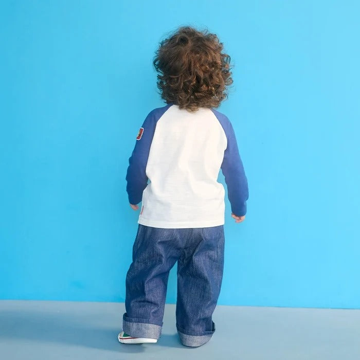 Robot Pucchi Retro Game Denim Trousers