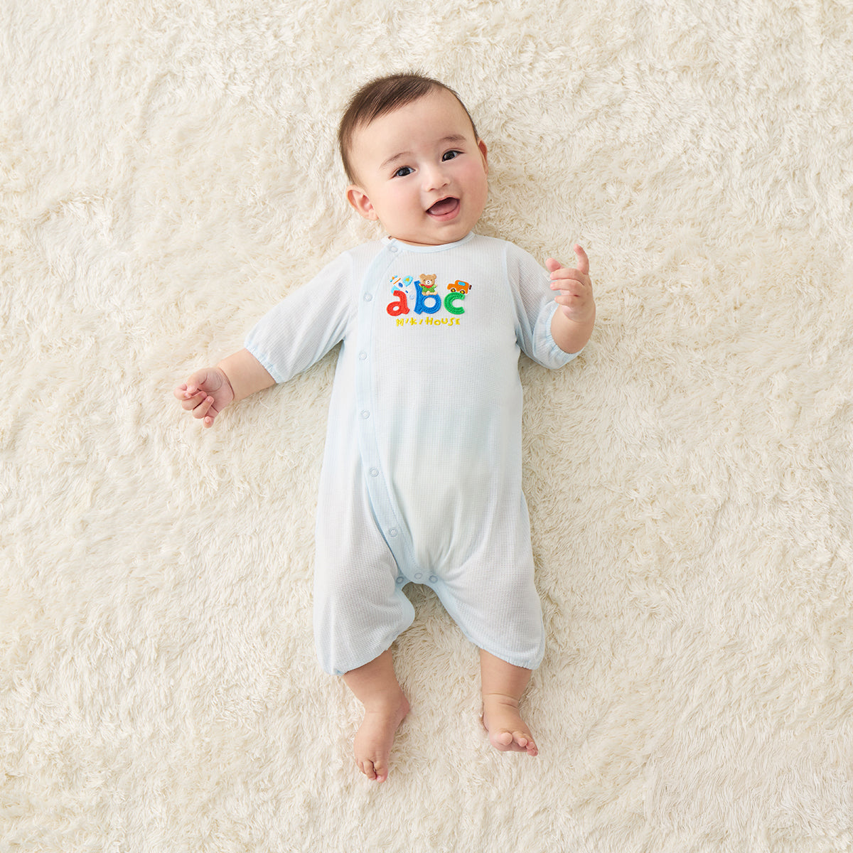ABC Collection Tuck Piqué Newborn Summer Shortall