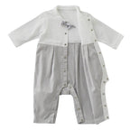 Tuxedo-Style Coverall Set