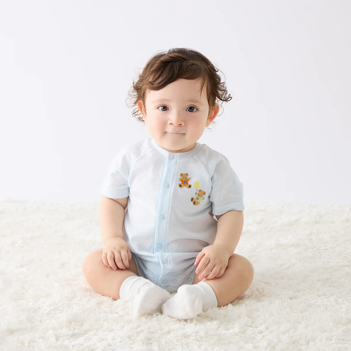 MIKI HOUSE Bear Back Logo Shortall