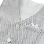 Tuxedo-Style Coverall Set